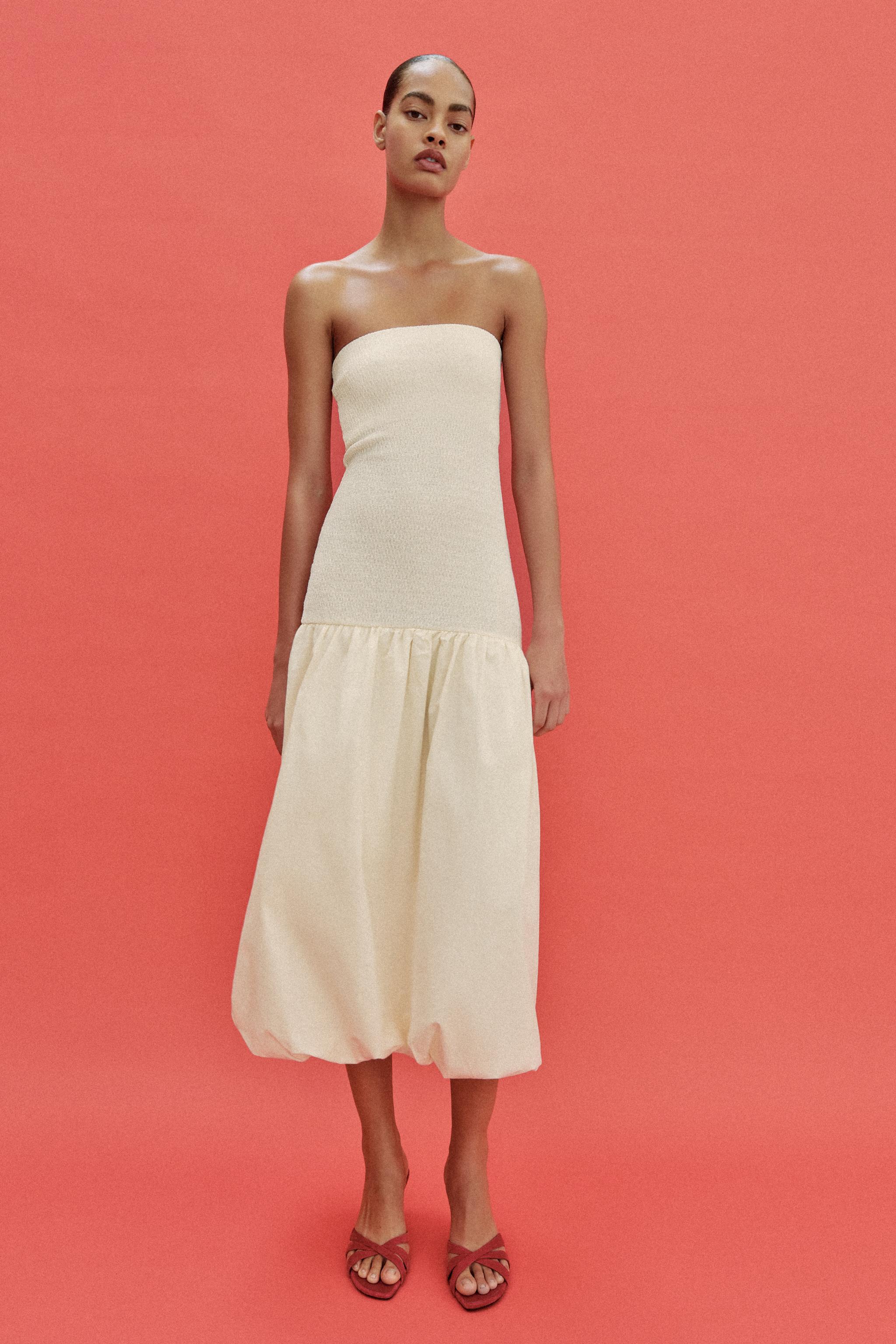 COMBINATION STRAPLESS DRESS